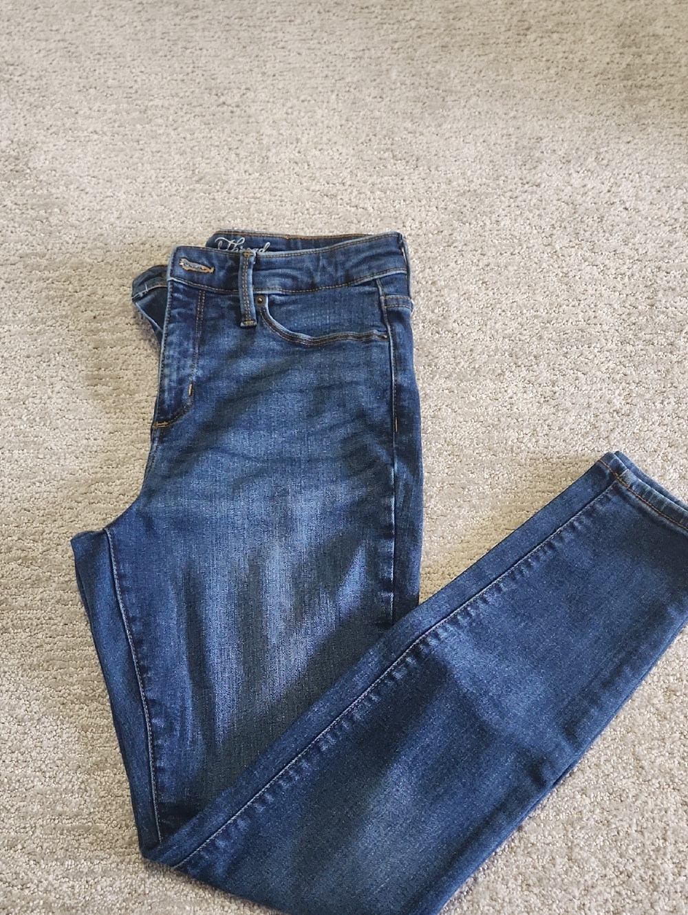 Dark Blue Women's Stretch Skinny Jeans